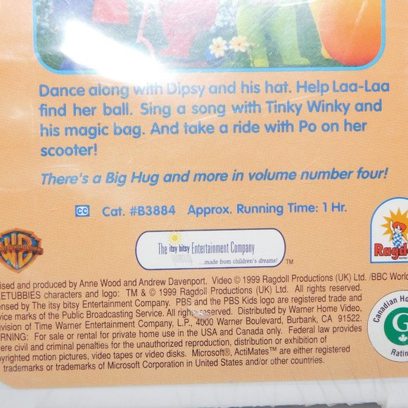 VTG 1999 PBS Kids Ragdoll Productions TELETUBIES Favourtie Things VHS Tape NEW - Picture 6 of 8